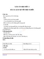 Giáo án Đạo đức 4 bài 10 Lịch sự với mọi người | Lớp 4 - Ôn Luyện