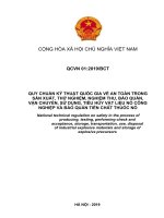 QCVN 01 2019 BCT ve VLNCN