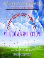 Sinh học 8-Tiết 14-Bài 14-Bạch cầu- miễn dịch