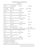 Đề thi thử THPT quốc gia 2021 - 2022 môn hóa số 2 | Đề thi đại học, Hóa học - Ôn Luyện
