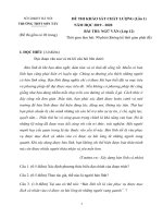 de thi khao sat lan 1 mon van lop 12 nam hoc 2019 2020