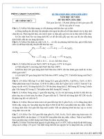 Đề thi HSG hóa lớp 9 năm học 2017 – 2018 huyện Tam Dương có đáp án