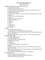 Đề cương ôn tập ngữ văn 9 học kì 1 năm học 2018 – 2019 trường THCS Thanh Quan