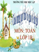 Bài giảng điện tử lớp 1