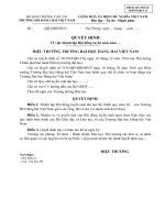 BM.02.QT.PDT.02 - QUYET DINH THANH LAP HOI DONG TUYEN SINH