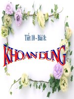 GDCD 7 - Tiết 10 - Bài 8: Khoan dung