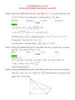 Đề thi thử đại học có đáp án chi tiết môn toán năm 2018 sở GDĐT phú thọ lần 1 | Toán học, Đề thi đại học - Ôn Luyện