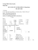 Đề cương ôn thi học kì 2 môn Hóa lớp 9 năm 2019 - 2020 | Hóa học, Lớp 9 - Ôn Luyện