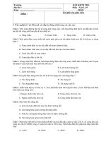 Đề kiểm tra 1 tiết môn vật lý lớp 9 mã 1 | Vật lý, Lớp 9 - Ôn Luyện