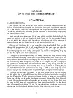 Sáng kiến kinh nghiệm tiểu học rèn kỹ năng đọc cho học sinh lớp 2 thông qua môn tập đọc của trường tiểu học hòa bình 