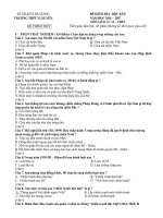 Đề thi thử học kì 2 môn Lịch sử lớp 12 chọn lọc | Lớp 12, Lịch sử - Ôn Luyện