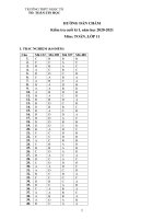 đề kiểm tra cuối kỳ i môn toánlớp 10  xem tại đây đề kiểm tra cuối kỳ i môn toánlớp 11  xem tại đây đáp án kiểm tra