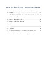 400 cau trac nghiem lich su the gioi 1945 2000 