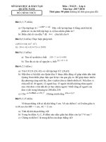 Đề thi học kì 1 môn Toán lớp 6 năm 2017 - 2018 có lời giải chi tiết | Toán học, Lớp 6 - Ôn Luyện