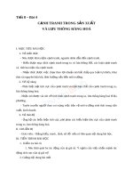 Giáo án GDCD 11 bài 4 Cạnh tranh sản xuất trong lưu thông hàng hóa | Lớp 11 - Ôn Luyện