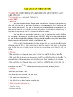 Giáo án chủ đề vật lí 9  sự phụ thuộc của điện trở vào kích thước và vật liệu làm dây dẫn 