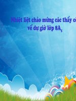 Đại số 8 - Tiết 33 - Phép chia các phân thức đại số