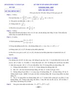 Đề Toán tuyển sinh vào lớp 10 THPT 2018 – 2019 sở GD và ĐT Hà Nội | Toán học, Đề thi vào lớp 10 - Ôn Luyện