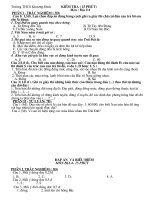 Tiết 6- Kiểm ta 15 phút nội dung Trái Đất, tỉ lệ bản đồ