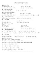bài tập tự ôn ở nhà lần 5 môn toánvăn anh cho học sinh khối 6  thcs thanh liệt