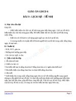 Giáo án GDCD 6 bài 9 Lịch sự, tế nhị | GDCD, Lớp 6 - Ôn Luyện