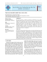 NHẬN DẠNG HỆ ĐIỀU KHIỂN MỰC CHẤT LỎNG