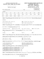 Đề kiểm tra định kì môn toán hình chương 3 lớp 12 năm 2018 trường THPT triệu quang phục mã 104 | Toán học, Lớp 12 - Ôn Luyện