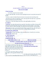 Giáo án Công nghệ 10 bài 50 Doanh nghiệp và hoạt động kinh doanh của doanh nghiệp | Lớp 10, Công Nghệ - Ôn Luyện