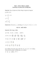 Tiết 12- Kiểm tra 15 phút nội dung tỉ lệ thức và dãy tỉ số bằng nhau