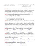 Đề thi thử có đáp án chi tiết kỳ thi THPT quốc gia môn sinh trường THPT hàn thuyên mã 2 | Đề thi đại học, Sinh học - Ôn Luyện