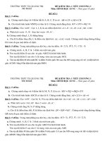 Đề kiểm tra 1 tiết chương 1 Hình học 10 NC năm 2018 – 2019 trường Thị Xã Quảng Trị | Toán học, Lớp 10 - Ôn Luyện