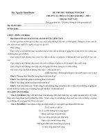 Đề thi thử văn thpt quốc gia 2019 - Thạc Sỹ Nguyễn Thành Huân - Đề 1 | Ngữ văn, Đề thi đại học - Ôn Luyện