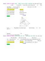 Bài tập có đáp án chi tiết chứng minh ba điểm thẳng hàng đồng quy và ba đường thẳng đồng quy | Toán học, Lớp 11 - Ôn Luyện