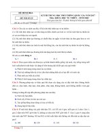Đề thi thử có đáp án chi tiết kỳ thi THPT quốc gia môn sinh theo cấu trúc mới mã 25 | Đề thi đại học, Sinh học - Ôn Luyện