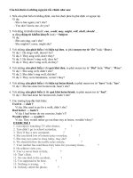 Bài tập về câu hỏi đuôi môn tiếng anh lớp 9 | Tiếng Anh, Lớp 9 - Ôn Luyện