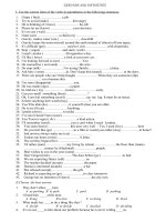 Bài tập về gerunds và infinitives môn tiếng anh lớp 9 | Tiếng Anh, Lớp 9 - Ôn Luyện