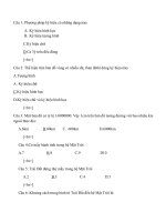 Đề kiểm tra 15 phút môn địa lý lớp 10 | Lớp 10, Địa lý - Ôn Luyện