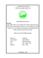 Thực Hiện Công Tác Cấp Đổi Giấy Chứng Nhận Quyền Sử Dụng Đất, Quyền Sở Hữu Nhà Ở Tại Xã Bình Sơn