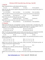Đề thi thử thpt quốc gia có đáp án chi tiết môn hóa học năm 2018 trường thpt chuyên bắc giang | Đề thi đại học, Hóa học - Ôn Luyện