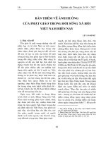 Bàn thêm về ảnh hưởng của Phật giáo trong đời sống xã hội Việt Nam hiện nay