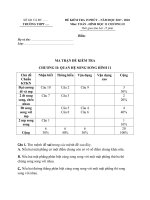 Đề kiểm tra 15 phút về quan hệ song song môn toán hình học lớp 11 năm 2017 | Toán học, Lớp 11 - Ôn Luyện