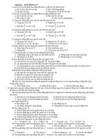 Trắc nghiệm cơ bản Lí 12, ôn thi THPT quốc gia 2016, có đáp án cuối tài liệu