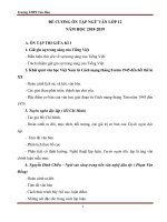 Đề cương ôn tập giữa học kì 1 môn Văn lớp 12 THPT Yên Hòa - Đề cương 2 | Ngữ văn, Lớp 12 - Ôn Luyện