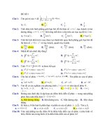 Đáp án trắc nghiệm đề 1 và 2 | Toán học, Lớp 12 - Ôn Luyện