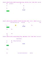 Tuyển tập các bài toán có đáp án chi tiết về đạo hàm và tập xác định lớp 11 phần 9 | Toán học, Lớp 11 - Ôn Luyện