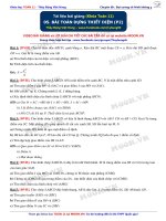 Bài 2. Bài tập trắc nghiệm về cách dựng thiết diện môn toán lớp 11 | Toán học, Lớp 11 - Ôn Luyện