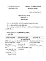 1. KẾ HOẠCH GIÁO DỤC CHỦ ĐỀ: TRƯỜNG MẦM NON HOA PHƯỢNG CỦA BÉ