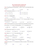 Đề thi thử đại học môn toán năm 2018 trường thpt chuyên vĩnh phúc lần 3 | Toán học, Đề thi đại học - Ôn Luyện