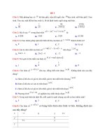 Đề thi thử đại học có đáp án chi tiết môn toán năm 2018 mã 3 | Toán học, Đề thi đại học - Ôn Luyện