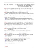 Đề thi thử có đáp án chi tiết kỳ thi THPT quốc gia môn sinh sở giáo dục và đào tạo Vĩnh phúc | Đề thi đại học, Sinh học - Ôn Luyện